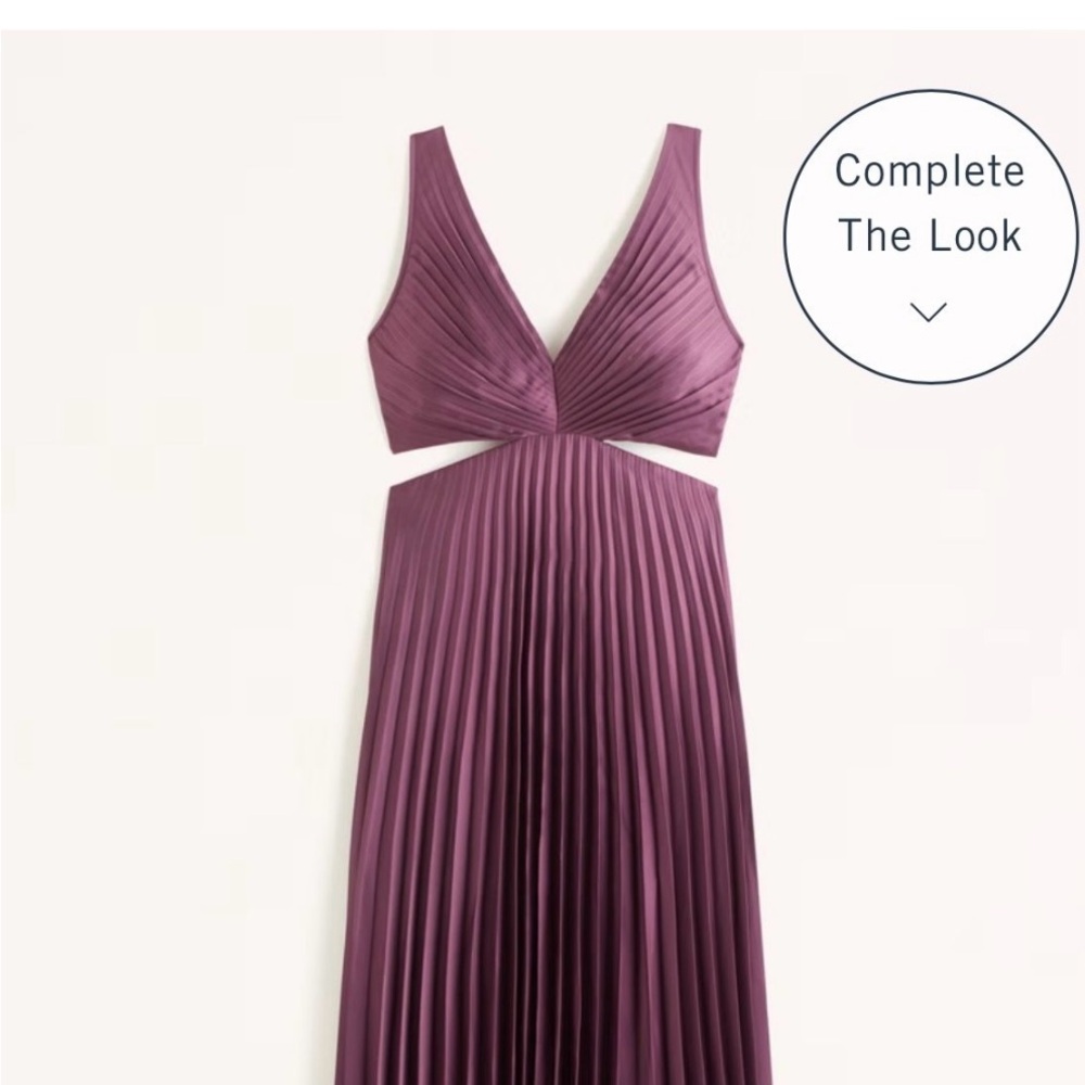 Abercrombie & Fitch Plum Backless Dress